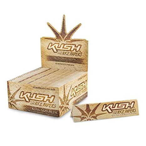 Kush Ultra Thin Rice Paper - King Size Paraphernalia Kush Herbal 