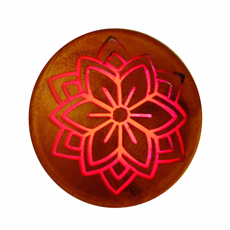 Load image into Gallery viewer, Buy LitLab Mixing Bowl - Mandala wooden mixing bowl | Slimjim India
