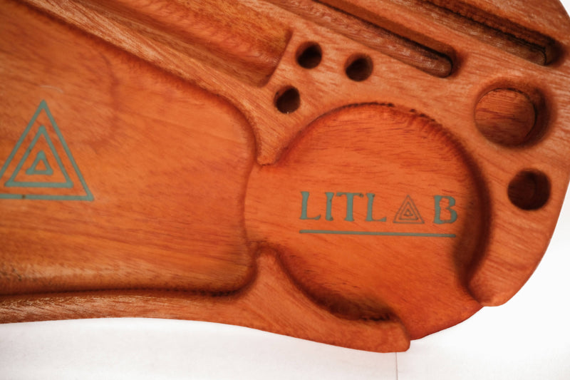 Load image into Gallery viewer, Buy LitLab - Wooden Rolling Tray V2 Wooden Rolling tray | Slimjim India
