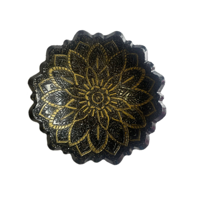 Load image into Gallery viewer, Buy Mandala Mixing Bowl - Black Mixing Bowl Mandala Mixing Bowl - Black | Slimjim India
