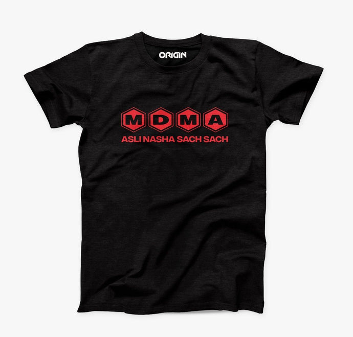 M.D.M.A (Black) - T-Shirt Clothing Know Your Origin 