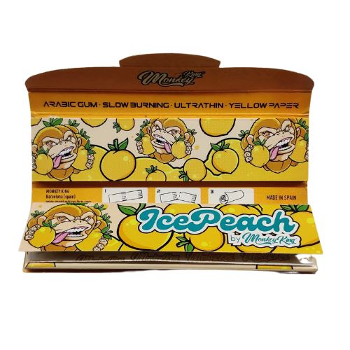 Buy Monkey King - Ice Peach KS + Tips (Smell Pack) Rolling Papers + Tips | Slimjim India