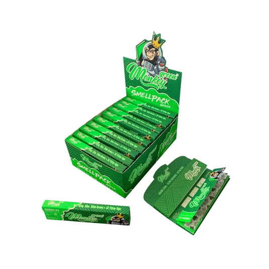 Buy Monkey King - KS Green Smell Pack King Size Skins | Slimjim India