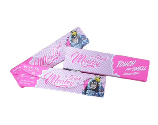 Buy Monkey king - KS Pink Smell Pack (Bubble Gum) rolling papers | Slimjim India
