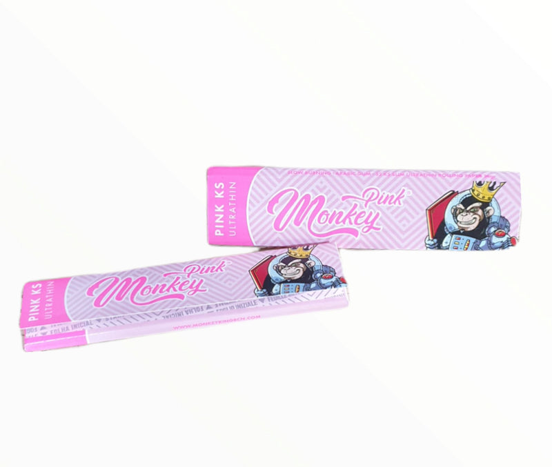 Load image into Gallery viewer, Buy Monkey King - Pink KS Slim rolling papers | Slimjim India
