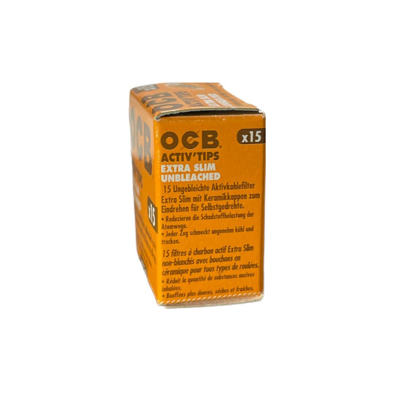 Load image into Gallery viewer, Buy OCB Extra Slim Unbleached Activated Carbon Filter | Slimjim India
