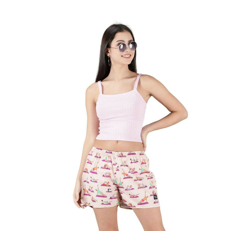 Load image into Gallery viewer, Buy Peach Spot The Panda Womens Boxers Boxers | Slimjim India
