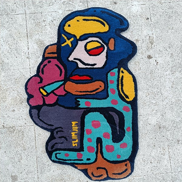 Buy Pharaoh Hand Tufted Rug (2X3 FT) Rugs | Slimjim India
