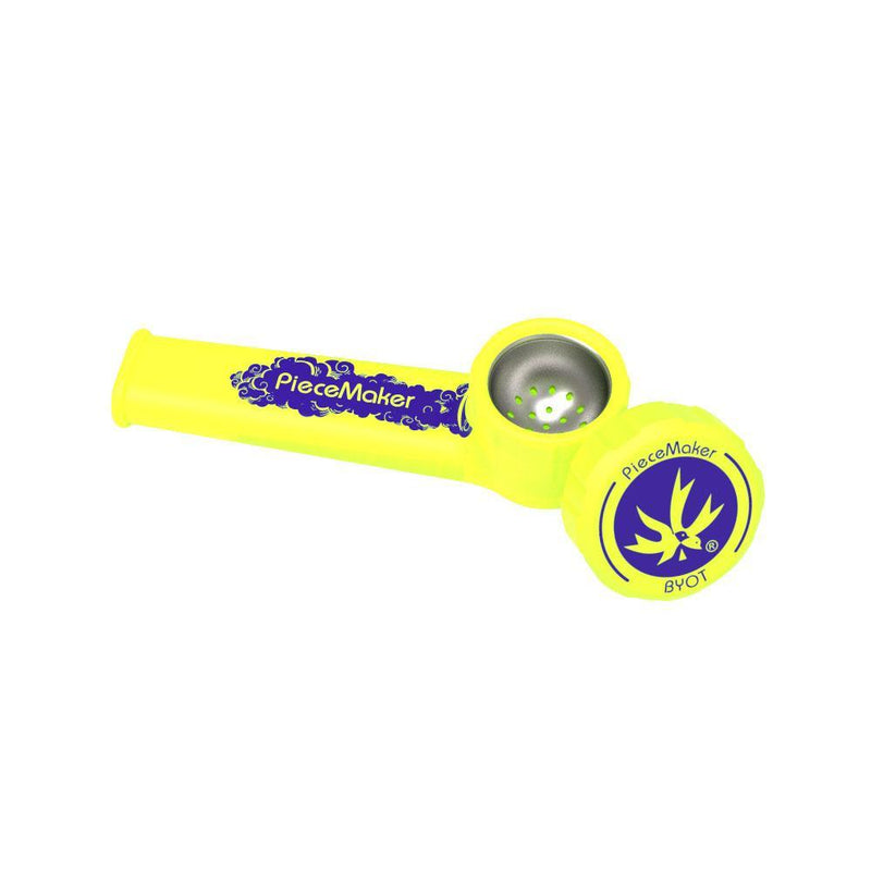Load image into Gallery viewer, Piecemaker - Karma pipe Piecemaker Hazard Yellow 
