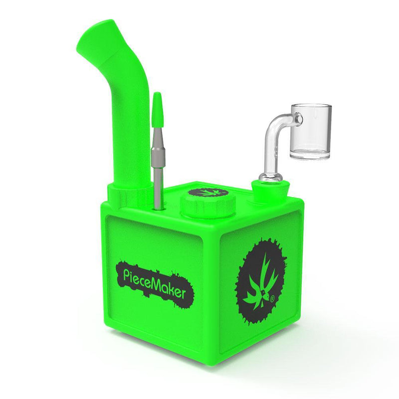 Load image into Gallery viewer, Piecemaker - Kube pipe piecemaker Green Glow 
