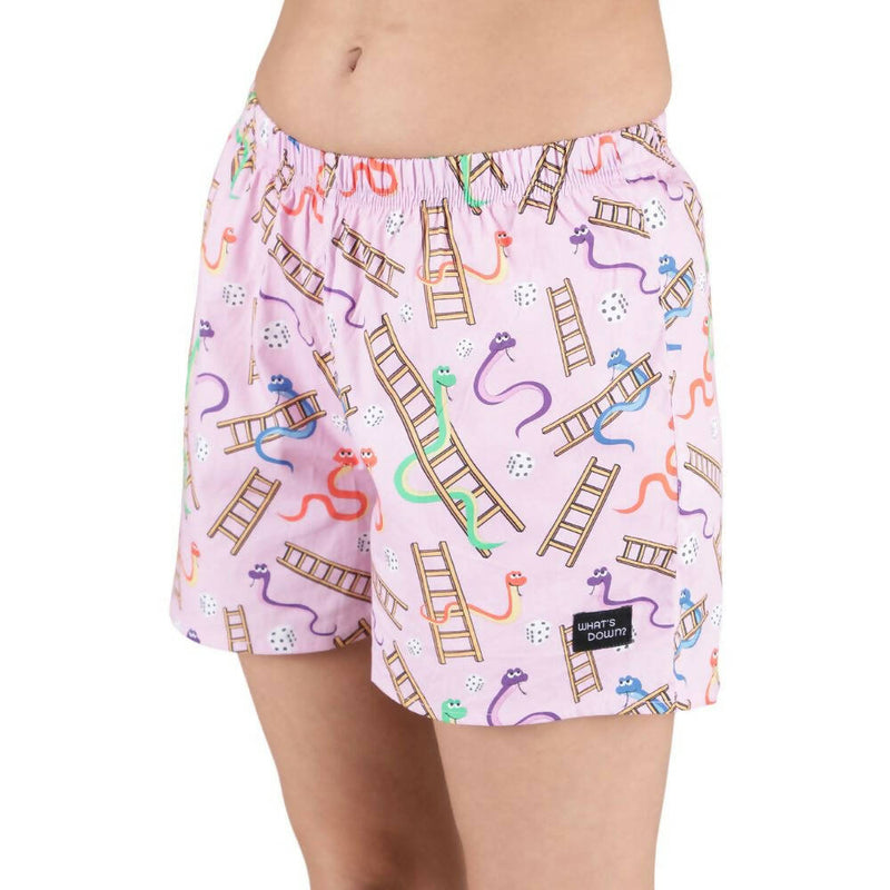 Load image into Gallery viewer, Buy Pink Snakes and Lads Womens Boxers Boxers | Slimjim India
