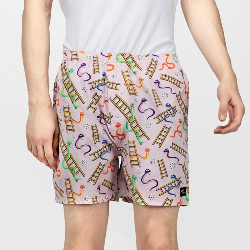 Load image into Gallery viewer, Pink Snakes &amp; Lads Boxers Boxers Whats&#39;s Down 

