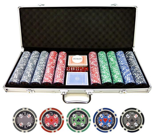 Poker Set (500 Chips + 2 Decks) Game Slimjim Online 