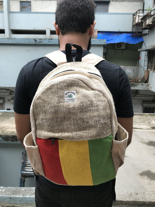 Premium Hemp Backpack BAGS Himalayan Hemp Rastafarian 