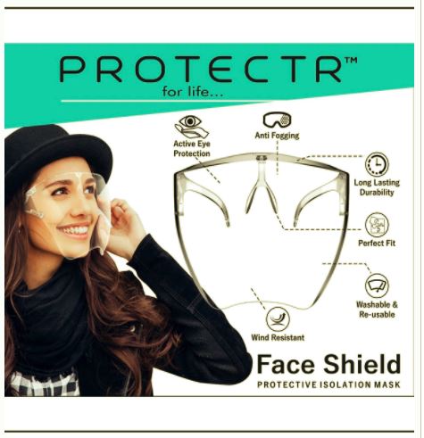 PROTECTR Full Face Shield Face Shield Protectr 