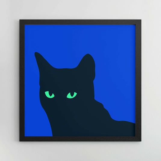 Buy PSY CAT - Framed Poster Framed Poster | Slimjim India