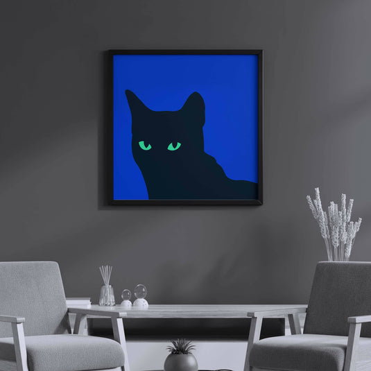 Buy PSY CAT - Framed Poster Framed Poster | Slimjim India