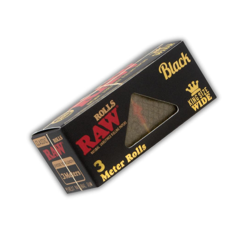 Load image into Gallery viewer, Buy RAW Black Classic - King Size Wide Rolls (3m) | Slimjim India

