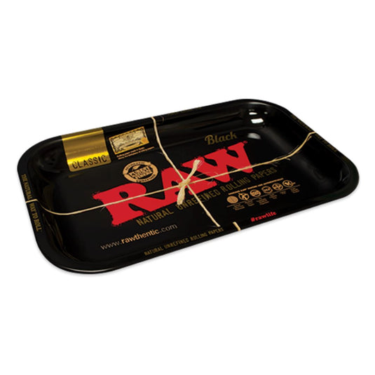Buy RAW Black Rolling Tray | Slimjim India 