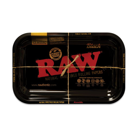 Buy RAW Black Rolling Tray | Slimjim India 