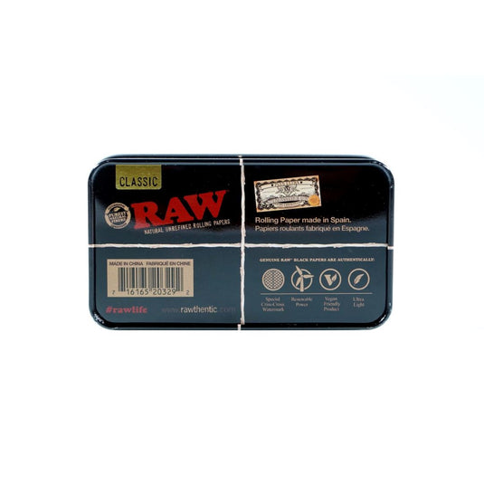 Buy RAW Black Tin Case | Slimjim India