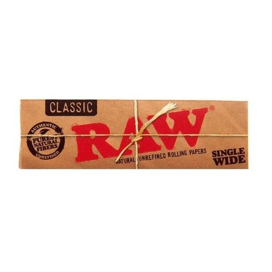 Raw Classic Single Wide 1 1/4th Papers Paraphernalia RAW 