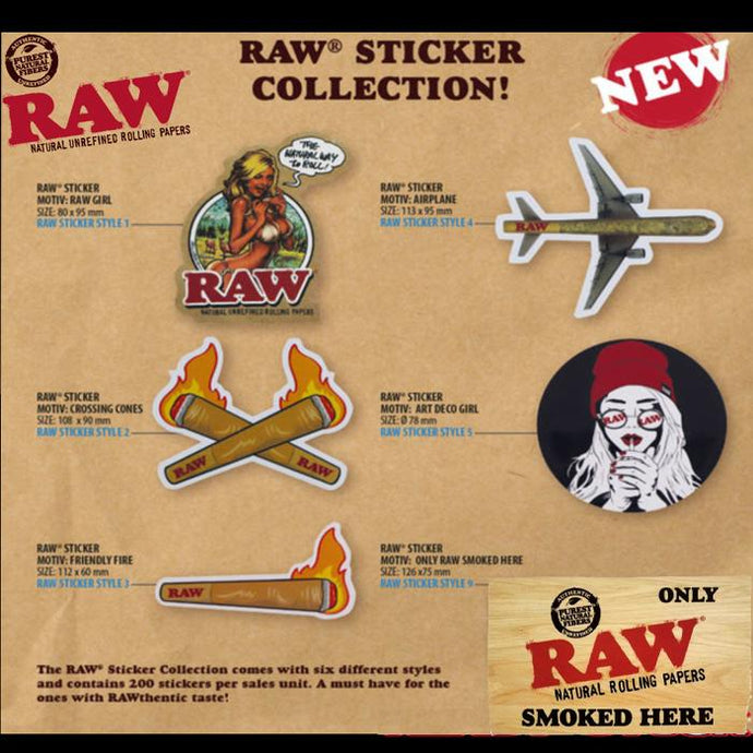 RAW Life Stickers Stickers RAW 