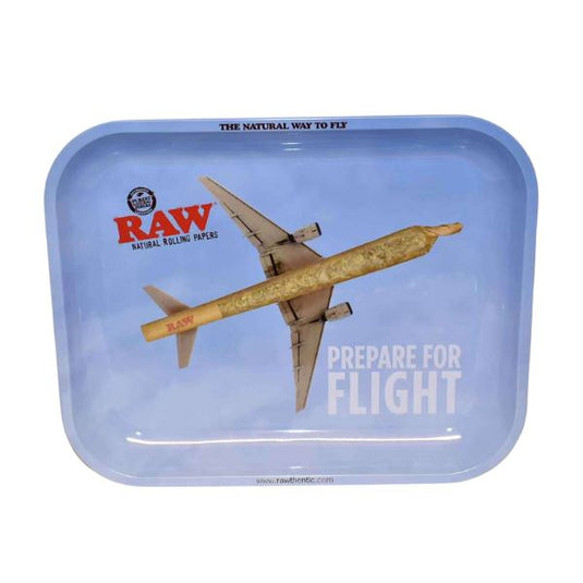 Buy RAW Take Flight Tin Tray Rolling Tray Medium | Slimjim India