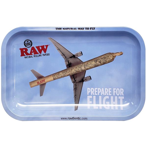 RAW Take Flight Tin Tray Rolling Tray RAW Small 