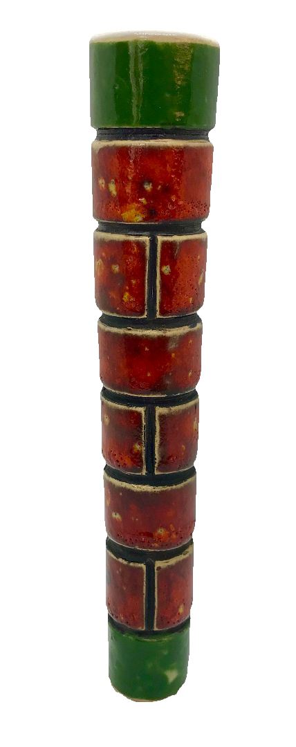 Load image into Gallery viewer, Red Bricks Italian Clay Chillum (7 inch) chillum Patrick&#39;s Chillums 
