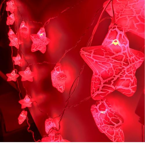 Red Star Led Light Light Party Pad 