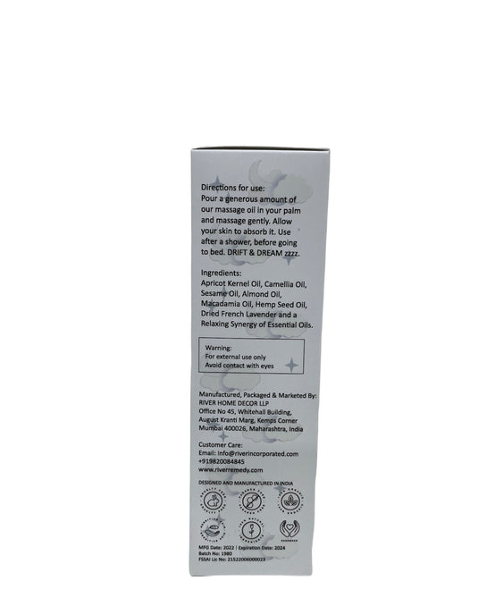 Buy River remedy hemp massage oil | Slimjim Online