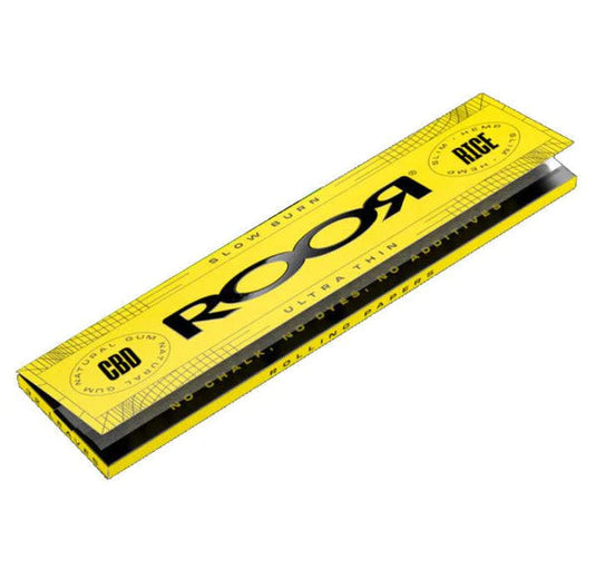 Buy ROOR - ULTRA THIN KING SIZE SKINS ( 3 VARIETIES) Roor - 'Rice' Ultra Thin King Size Rolling Papers | Slimjim India