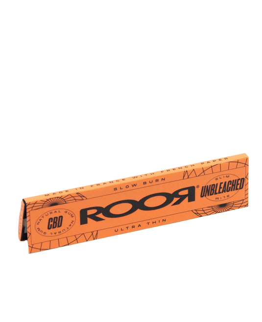 Buy ROOR - ULTRA THIN KING SIZE SKINS ( 3 VARIETIES) Roor - 'Unbleached' Ultra Thin King Size Rolling Papers | Slimjim India