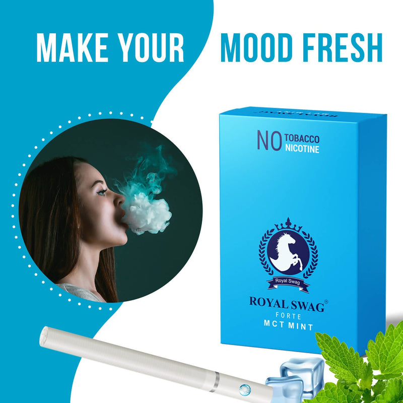 Load image into Gallery viewer, Buy ROYAL SWAG Herbal Cigarette Mint Flavour (Pack Of 20) Herbal Cigarettes | Slimjim India
