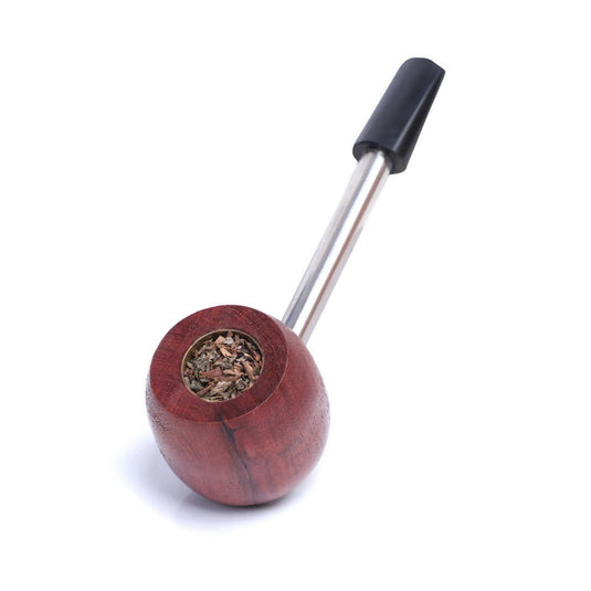 Buy Royal Swag - Wooden Pipe (Steel Stem) Smoking pipe | Slimjim India