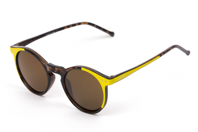 Load image into Gallery viewer, Siete - Dark Yellow Tortoise Sunglasses Siete 
