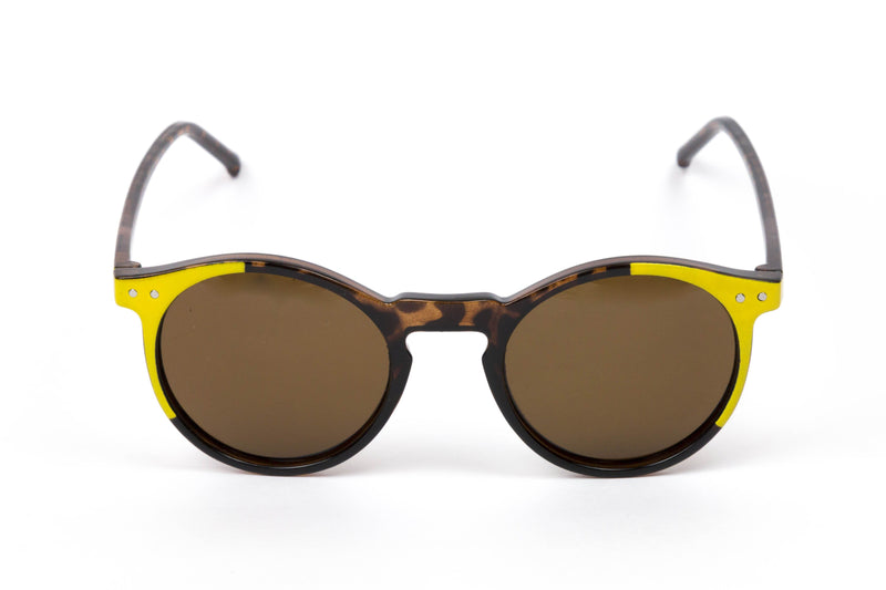 Load image into Gallery viewer, Siete - Dark Yellow Tortoise Sunglasses Siete 

