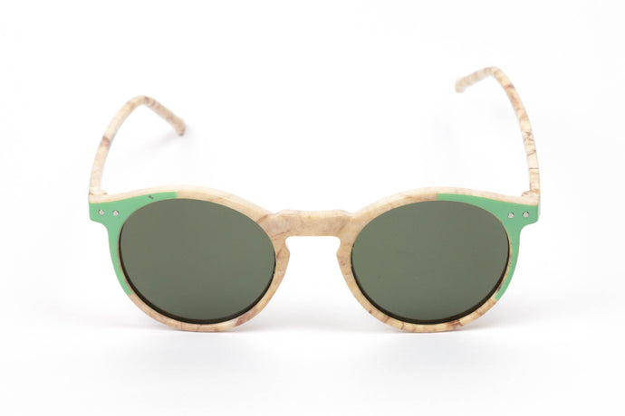 Siete - Light Green Marble Sunglasses Siete 
