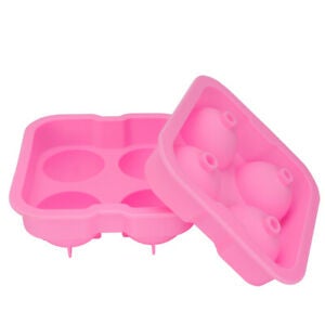 Pink Plastic Ice Ice Cube Trays for sale