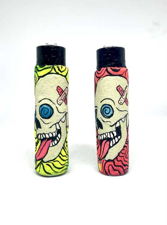 Buy Skull me - Custom Clipper Lighter (Pink) Lighter | Slimjim India