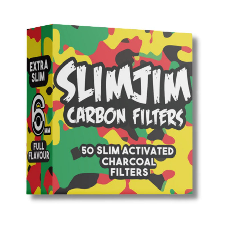 Load image into Gallery viewer, Buy Slimjim Camo Carbon Filters (Pack of 50) | Slimjim India 
