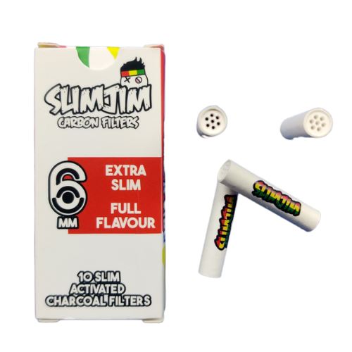 Load image into Gallery viewer, Buy Slimjim - Classic Carbon Filters (6MM) (Pack of 10) | Slimjim India
