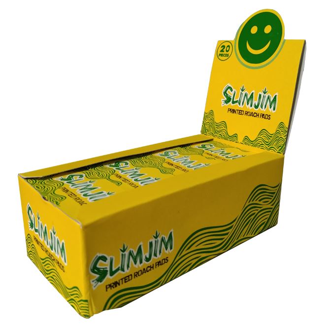 Slimjim Designer Roach Pad - (Box of 20) Paraphernalia Slimjim 