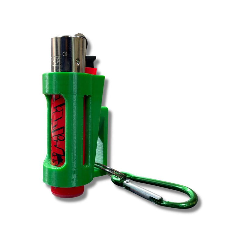 Load image into Gallery viewer, Buy Slimjim Lighter Case Keychain Lighter Case Green | Slimjim India
