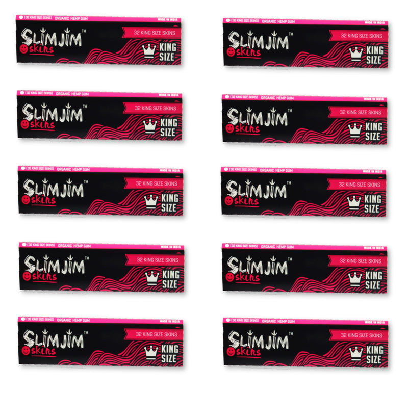 Load image into Gallery viewer, Slimjim Pink Skins- 5 Pack Combo (BUY 5, GET 5 FREE) Paraphernalia Slimjim 
