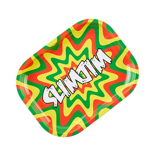 Buy Slimjim - Rasta Mini Rolling Tray Rolling Tray | Slimjim India