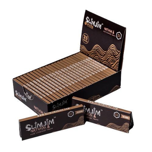 Buy Slimjim Skins - Browns 1 1/4th Paraphernalia Box of 25 | Slimjim India