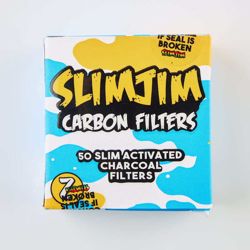 Load image into Gallery viewer, Buy Slimjim - Splash Carbon Filters (7MM) (Pack of 50) Filters &amp; Screens | Slimjim India
