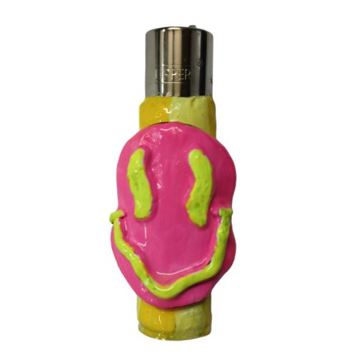Buy Smiley UV Glow Clipper - Lighter uv glow Clipper lighter | Slimjim India